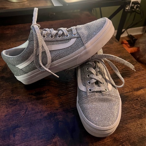 Vans Shoes - womens 7.5 | silver glitter | vans